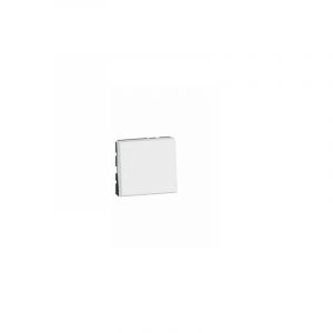 Interrupteur Mosaic EasyLed 2 modules 10AX, blanc