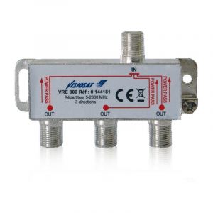 Répartiteur tv 5-2400 Mhz 3 sorties (ABS031P)