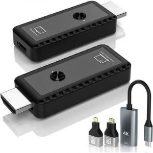 HDMI sans Fil 4k, 5G Transmetteur et r&eacute;cepteur HDMI sans Fil pour 98FT-30M Le Streaming de fichiers vid&eacute;o et Audio d'un Ordinateur