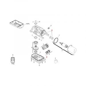 Faac - pi&egrave;ce d&eacute;tach&eacute;e groupe corps roller-770 63003369 (ex code 63003370)