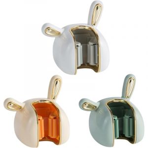 3 Pcs Accroche Balai Mural Support balai &agrave; suspension pour outils de jardin Accroche Balai Mural avec Crochet en Acier Support mural pour vadrouille