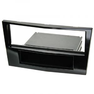 Facade autoradio FA152.0M compatible avec Opel Astra Corsa Zafira - Noir brillant