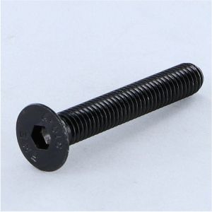 Vis métaux fhc tête fraisée empreinte hexagonale creuse M14X100 Filetage total Classe 10.9 Clé de 10 HC10 Acier-5 pièces