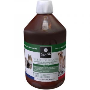 Huile De Foie De Morue 250 mL pour chien chat furet cheval - renforce les defenses immunitaires rdd