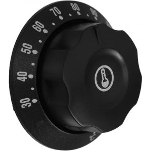 Bouton de Thermostat pour Cuisini&egrave;re &Eacute;lectrique et Gaz R&eacute;glable 30-110&deg;C Mat&eacute;riau R&eacute;sistant &agrave; la Chaleur Adapt&eacute; Four Friteuse et Barbecue Commande
