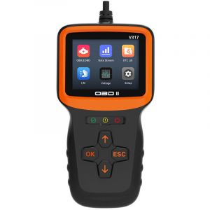 Obd2 Valise Diagnostic Auto, Obd2 Diagnostic Fran&ccedil;ais Lecteur De V&eacute;hicule pour Tous Les V&eacute;hicules Apr&egrave;s 2000, Lecteur De D&eacute;fauts avec Toutes Les