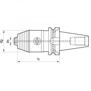 Mandrin universel JISB6339ADB R/L2,5-16 BT40 WTE