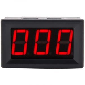 Gistuch - Ampèremètre Numérique à 3 Chiffres LED/ampèremètre à Courant Continu à Panneau Numérique, Micro-ajustement du Panneau de Compteur de