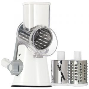 SNQ - Râpe à Fromage, Râpe à Légumes avec 3 Lames de Tambour, Râpe Cuisine pour Une Coupe Plus Facile, Trancheuse à Légumes pour Le Fromage, Le