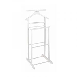 Valet de Chambre en Bois 'Veoh' 102cm Blanc