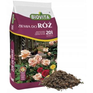 Terreau pour rosiers 20L Substrat sp&eacute;cialis&eacute; avec perlite