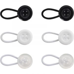 30 Pièces Extension de Bouton Mixte, Extenseurs de Boutons Ajustable en Résine, Extenseurs de Boutons avec un Bon Elastique, Rallonge Bouton pour