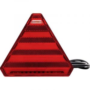 WAS Feu de recul pour remorque multipoint clignotant, feu stop, feu arrière, feu antibrouillard arrière, réflecteur gau