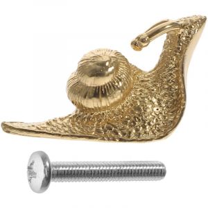 Feiyue - Poignée en laiton pour porte d'armoire, meuble à chaussures, bouton de meuble, armoire à tirer, armoire, boutons en forme d'escargot