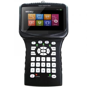 Recherche de satellites Détecteur de Satellite DVB-S2 portable SF 620S avec analyseur de spectre de prise en charge LCD 4.3 pouces CS PowerVu caméra