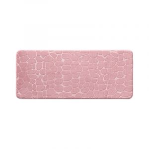 Tapis de Bain 'Ricochet' 50x120cm Rose Poudr&eacute;