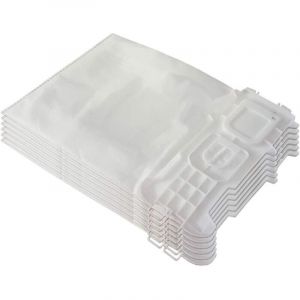 6 Premium Sacs d'aspirateur pour Folletto Vorwerk Kobold VK 135, 136, VK135, VK136 avec Microfibre spéciale avec fermeture hygiénique 6 pièces