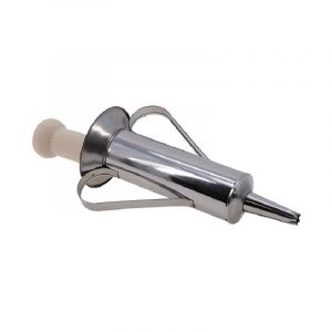 Visiodirect - Churrera manuelle pour churros, presse &agrave; biscuit, machine &agrave; churros avec tube en acier inoxydable - Format 28 x 10 x 8.5 cm