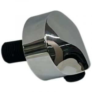 Raccord mural Hansgrohe 27454R encastré pour douche, sortie murale flexible, set complet finition chrome durable