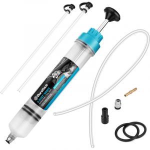 Seringue a Huile 500ml, Extraction d'Huile Moteur, Seringue a Huile Boite Vitesse avec Tube Extension, Aspiration et Remplissage Manuels de Carburant