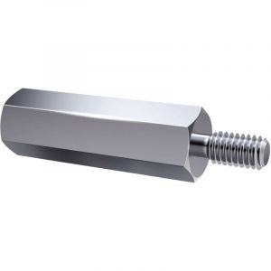 Axxatronic IA-ST-4-7-15 Innen-Außen Entretoise (L) 15 mm M4 x 9 M4 x 8 acier galvanisé 1 pc(s) Y714073