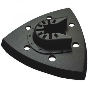 90 90mm auto - adh&eacute;sif triangle disque porte - papier abrasif, 6 trous auto - adh&eacute;sif porte - papier abrasif unique 90mm ouverture rapide - ZVD