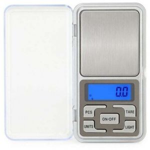 Balance de Cuisine Électronique Balance de Numérique Précision 500g/0.1g Balance de Poche avec Écran lcd Rétro-éclairé pour Les Bijoux Le thé Levure