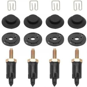 4 Set Fixations Couvre Moteur 2.0 HDI pour Berlingo C4 C5 Xantia Xsara 206 306 307 406 607 806 Expert 0137F6 13711 clips + boulons
