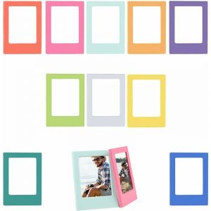 Cadre Photo Magnetique Frigo, Magnet Photo Frigo, Lot De 10 Mini Poche Magnétique Cadres Photo, 3 Pouces Porte Photo Magnetique Pour Surfaces