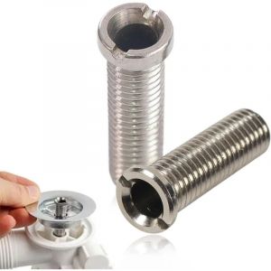 Pi&egrave;ces Argent M12 x 30 mm Vis pour Panier D'&eacute;vier Acier Inoxydable Vis Creuse Vis de Bonde, pour Bonde evier Cuisine Lavabo Cuisine Accessoires pour