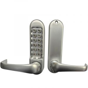 Poign&eacute;e de Porte &agrave; Code M&eacute;canique " Mecalock 500 " PRO PVD Inox