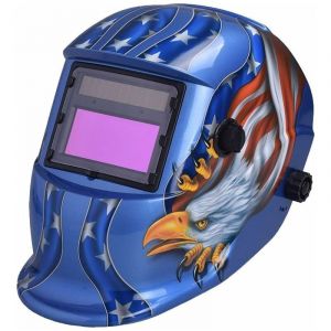 Zolginah - Casque de Soudure Automatique - Masque de Soudure avec 2 Capteurs de filtre à ombre réglables DIN9-13 pour le soudage à l'arc de mig tig