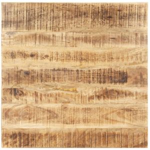 Plateau De Table, Dessus de Table, Table &agrave; manger Bois de manguier solide 15-16 mm 60x60 cm CON450315 design in