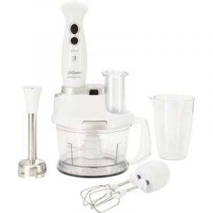 AR1004 Mixeur plongeant 1000 w fonction turbo, multifonction blanc - Arzum