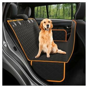 X-Large Housse de siège pour chien Couverture Protection de Banquette Siège imperméable Hamac pour Chien avec et Sac de Transport pour Voiture