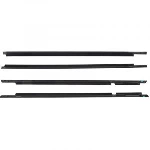 TONYSA 4 pi&egrave;ces de joint d'&eacute;tanch&eacute;it&eacute; pour vitre de voiture 75711‑60061 Remplacement pour Toyota Land Cruiser Prado s&eacute;rie 120 2003 &agrave; 2009