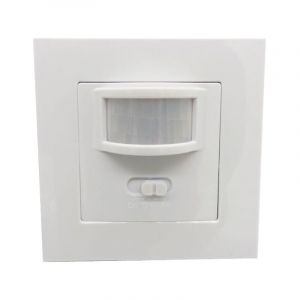 Sollbry - Interrupteur Mural détecteur de Mouvement encastré 140° pour Lampes Ampoules led, halogènes