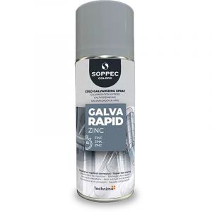 Bombe peinture galva zinc rapid brillant - 400ml