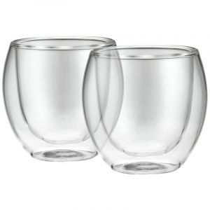 Verre à Double Paroi, Résistant Aux Chocs Et Aux Températures 100 Ml, 2 Pièces