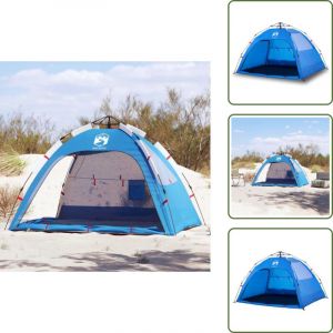 Tente de plage 2 personnes lib&eacute;ration rapide imperm&eacute;able - Tente De Plage - Tente Portable - Abri Solaire - Parasol Pliable - Protection uv - The
