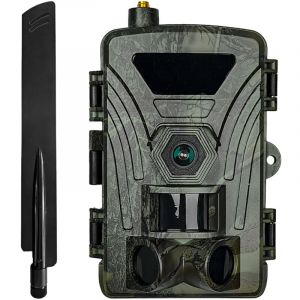 TONYSA Cam&eacute;ra de chasse 4K avec d&eacute;tecteur de mouvement, vision nocturne, cam&eacute;ra ext&eacute;rieure avec vision nocturne, d&eacute;tecteur de mouvement, cam&eacute;ra pour