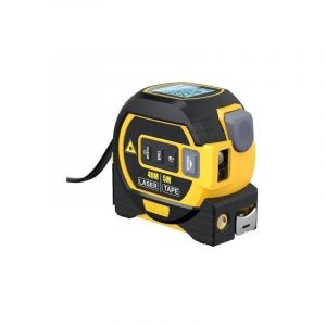Euritecsa - Mètre Laser Numérique 3 in 1 avec ligne laser croisée, 131Ft Télémètre Laser Numérique, 16Ft Mètre à Ruban avec Rétroéclairage lcd pour