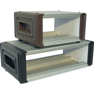 Proma - Boîtier de laboratoire 133 040c aluminium aluminium (anodisé), marron (l x h x p) 280 x 165 x 280 mm 1 pc(s) S59388