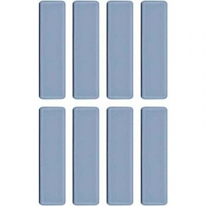 8 pi&egrave;ces Patins en T&eacute;flon Adh&eacute;sifs Patin Glisseur en Teflon Patins en T&eacute;flon pour Meubles Patins Autocollants en T&eacute;flon Patins de Meubles Ronds pour
