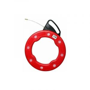 Tire-fil Aiguille d'électricien Tire-fil Fibre de verre Ø 4mm ，Fil métallique fil à travers le mur tireur nylon fil à travers le mur 30 mètres