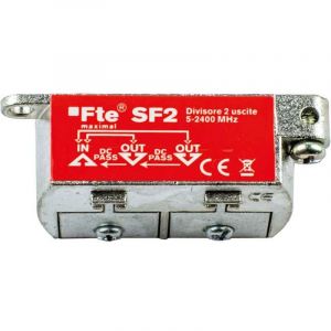 FTE - Diviseur tv pour num&eacute;rique terrestre et satellite 2 sorties 4db