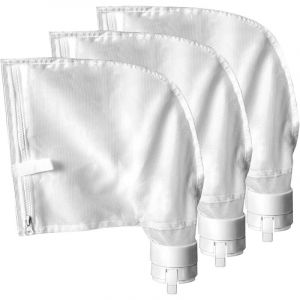 Treetalk - Lot de 3 Sac à Fermeture Éclair de Remplacement Compatible avec pour Polaris 360, 380 Nettoyeur de Piscine Tous usages Sac de Filtration