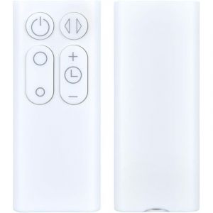 Applicable Télécommande de rechange pour Dyson Fan AM06 AM07 AM08, Part NO.965824-01 965824-02 (Blanc)
