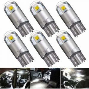 194 921 T10 W5W Ampoule LED Blanc, 3030 Chipset 2SMD Ampoules LED 2W 12V &Eacute;clairage int&eacute;rieur LED Ampoules de rechange pour int&eacute;rieur de voiture,