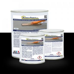 Matpro - Mortier &eacute;poxy r&eacute;paration rapide trafic hautes performances - 5 Kg Noir